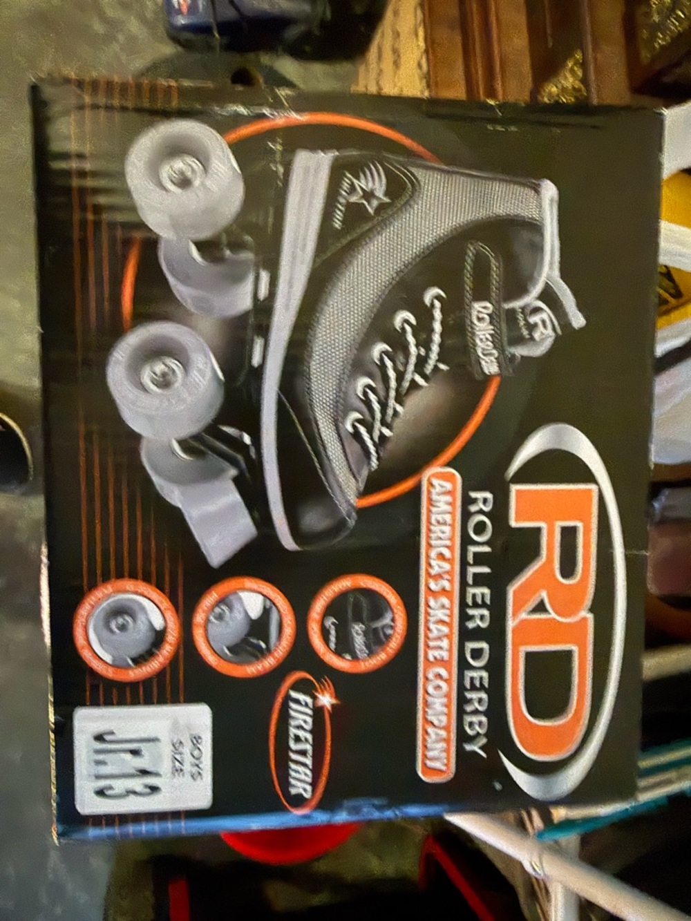 RD Roller Derby Kids Black Quad Roller Skates